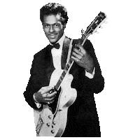 Chuck Berry Jazz Sticker by Chess Records