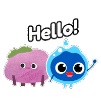 Fire Hello Sticker by elemojie