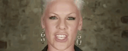 pink giphyupload pink p!nk raise your glass GIF