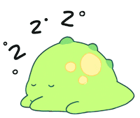 Tired Good Boy Sticker by Steggy