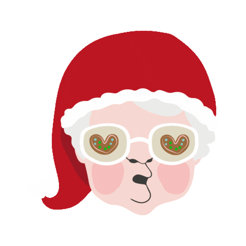 Merry Christmas Sticker by Piirre