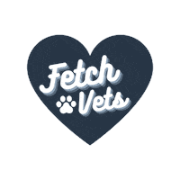 I Love Fetch Sticker by Fetch Vets