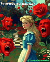 Alice Tension GIF by TresorsDuMonde.ca