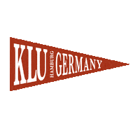 Germany Flag Sticker by KLU Hamburg