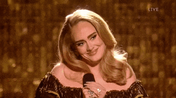 Adele Thank You GIF by BRIT Awards