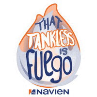 Green Energy Fire Sticker by Navien Inc