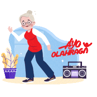 Fitness Workout Sticker by kemenpora