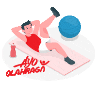 Fitness Workout Sticker by kemenpora