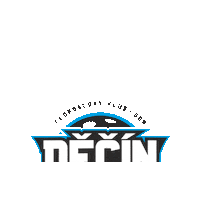 FBCDecin logo team club floorball Sticker