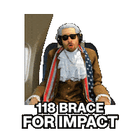 Crashing Tv Show Sticker