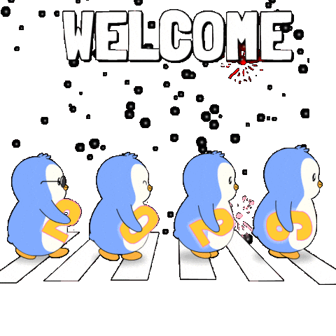 New Year Penguin Sticker by Pudgy Penguins