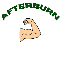 Fitness Workout Sticker by Afterburnltd