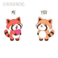 I Love You Cute Couple Sticker