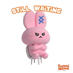 Bored Still Waiting Sticker by POPJOY