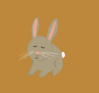 Easter Bunny Illustration GIF by BrittDoesDesign