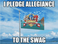 Abyss_Up2It flag srb2 sonic robo blast 2 i pledge allegiance to the swag GIF