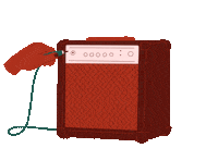 Artist Hand Sticker by Clémence Gouy