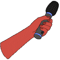 Interview Mic Sticker by Clémence Gouy