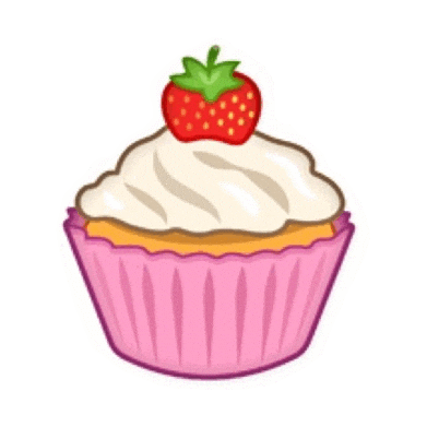 cupcake STICKER by imoji
