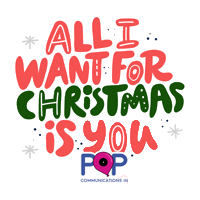 Merry Christmas Love Sticker by Pop Communications