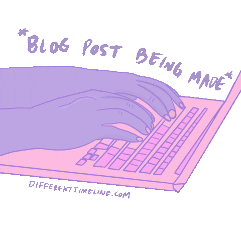Blog Writing Sticker
