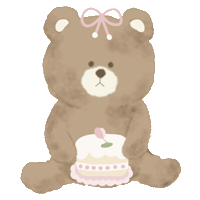 Bear Sticker by fuwakuma.yuco