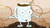 Cup Of Coffee Animation GIF by Holler Studios
