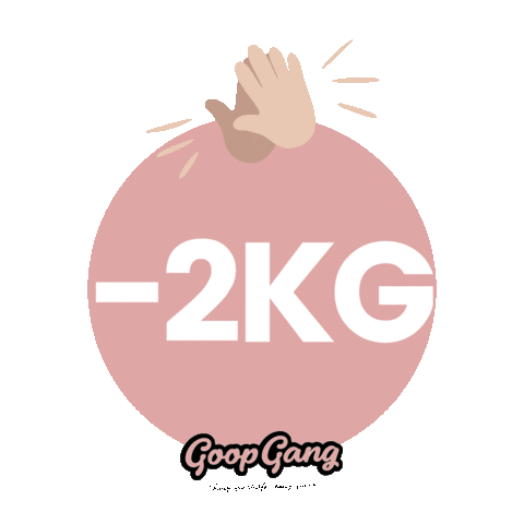 goopgangau weight loss weightloss goop goopgang Sticker