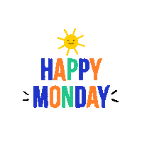 Monday Sunshine Sticker by Jessica Lau