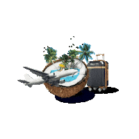 Vacation Sticker by Eletrolife