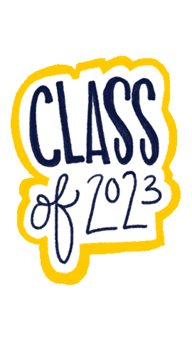 Class Of 2023 Sticker by Allegheny College