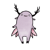 nanivasques hello hi monster purple Sticker