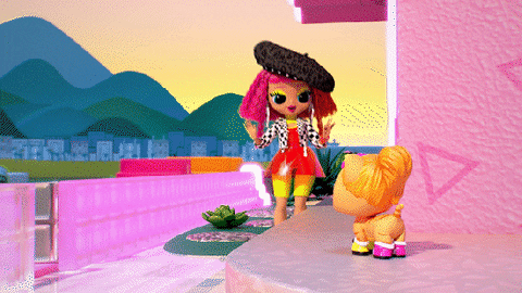 Cat Travel GIF by L.OL. Surprise!