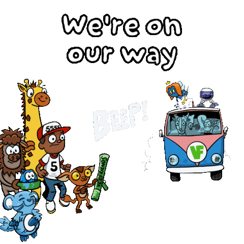 Coming On My Way Sticker by VeeFriends