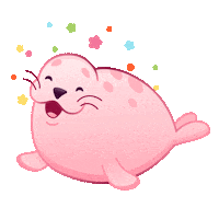 Happy Pink Sticker by Bare Tree Media