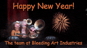 happy new year animation GIF by Bleeding Art Industries