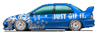 Car Driving Sticker