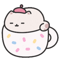 Sleepy Cat Sticker