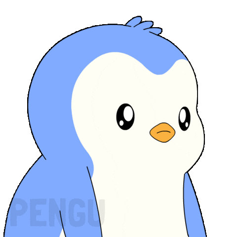 Frustrated Penguin Sticker by Pudgy Penguins
