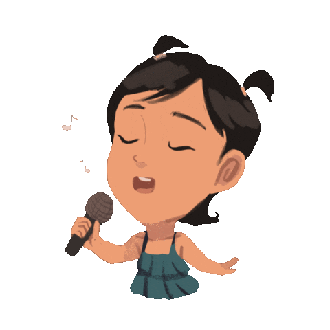Toddler Singing Sticker by Rafhi Dominic