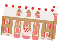 Gingerbread House Nashville Sticker by Infinity Hospitality