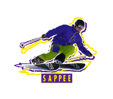 SappeenMatkailukeskus skiing downhill sappee laskettelu Sticker