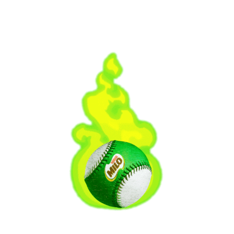 baseball pelota Sticker by Milo Colombia