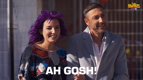 Channel 9 Reaction GIF by The Block