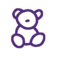 Teddy Kindergarten Sticker by BabyOne