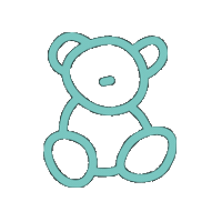 Teddy Kindergarten Sticker by BabyOne
