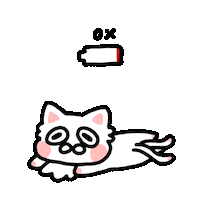 Sad Cat Sticker
