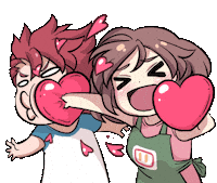 Love You Heart Sticker by Jin