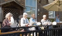 English Retirement Home Residents Keep Time in Sunny Percussion Performance