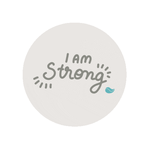 powerpants strong strength stronger iamstrong Sticker